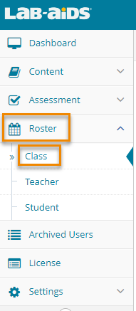 1. Roster  - Class