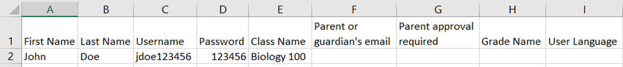 5 2 bulk upload student template screenshot