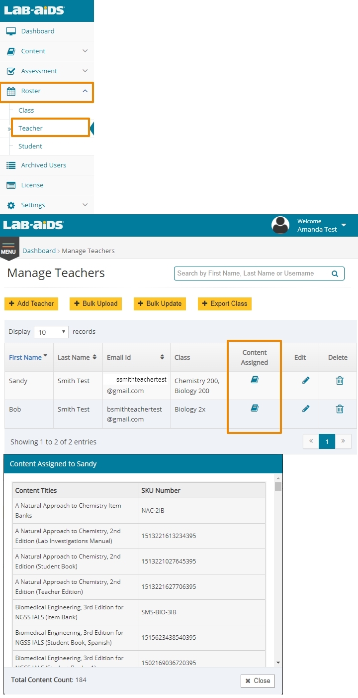 8 check for content assigned - all together
