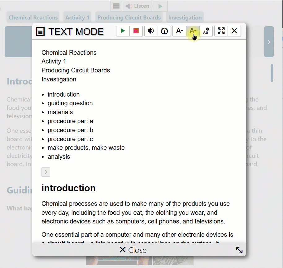 GIF - text size