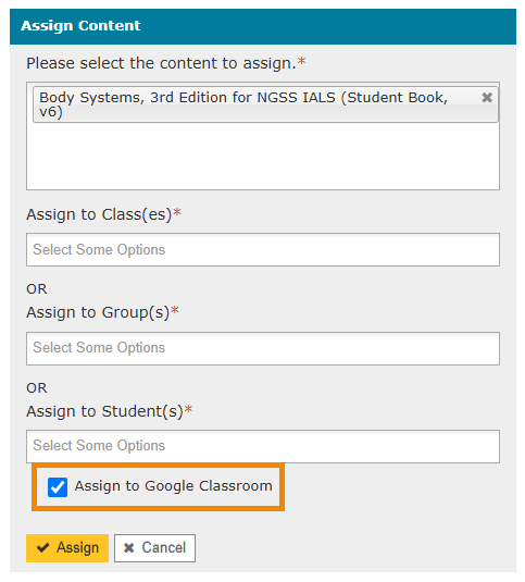 assign to gc