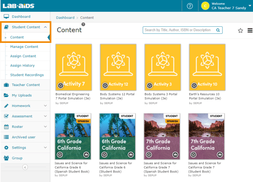 menu 2 student