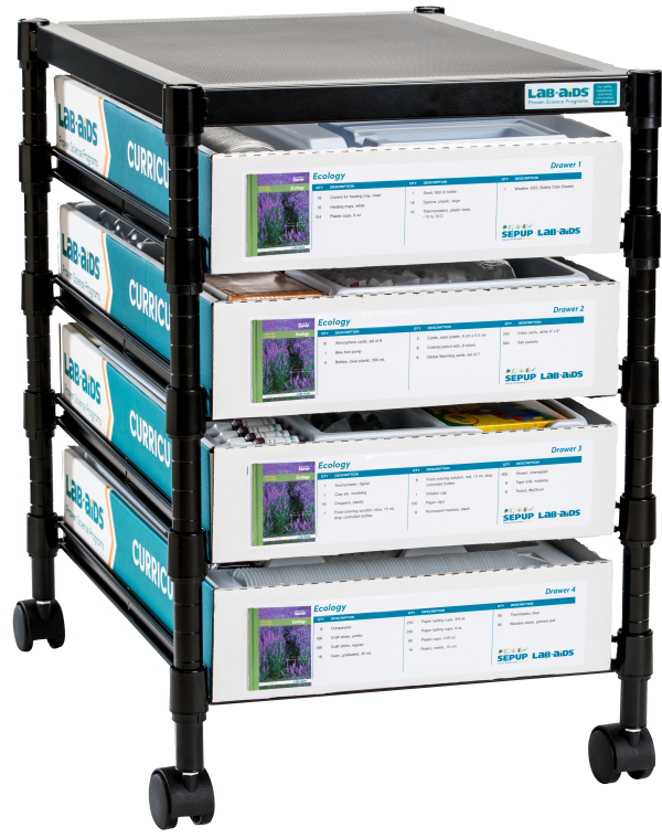 LA_Storage Cart_Four Drawer_Ecology