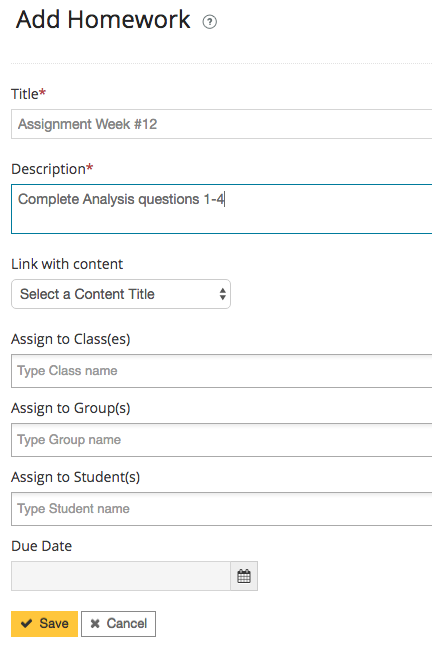 assign homework 2