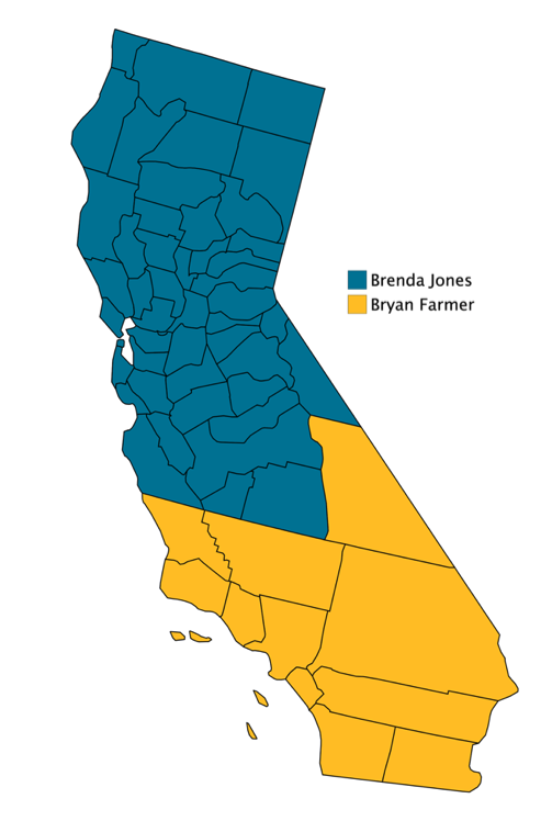 California Territory Map