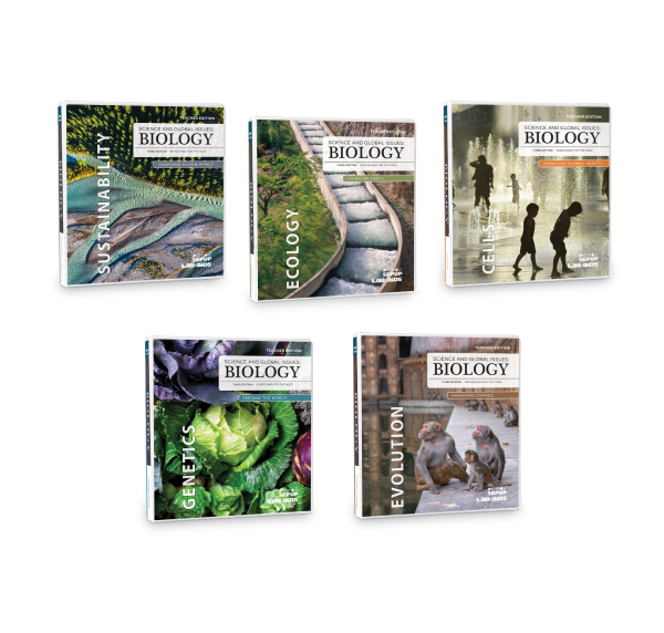 Teacher Edition binders for SGI: Biology