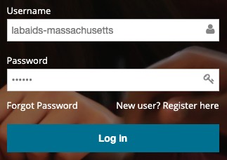 login screenshot